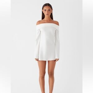 PEPPERMAYO off the shoulder mini dress
